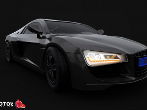 Audi2008 Modello 3D