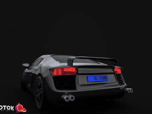 Audi2008 Modello 3D