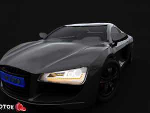 Audi2008 Modello 3D