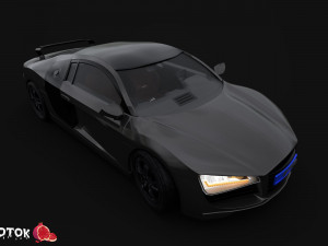 Audi2008 Modello 3D