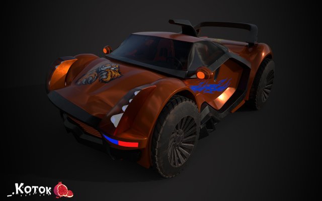 Vehicle car Model 3D .c4d .max .obj .3ds .fbx .stl .blend 