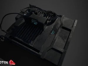 Radio militare Modello 3D