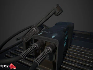 Radio militare Modello 3D