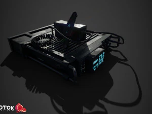 Radio militare Modello 3D