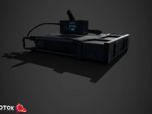 Radio militare Modello 3D