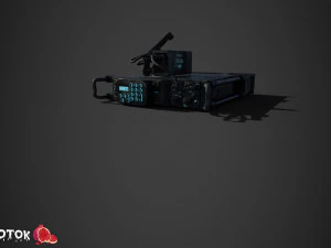 Radio militare Modello 3D