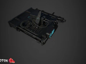 Radio militare Modello 3D