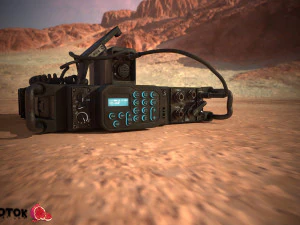 Radio militare Modello 3D