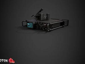 Radio militare Modello 3D