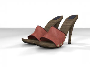 High Heels Mule 3D Model
