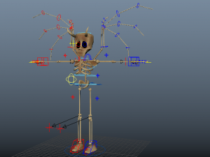 Evil Skeleton 3D Model