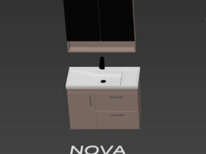 Muebles de ba&ntilde;o orka Modelo 3D