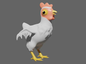 Huhn 3D Modell