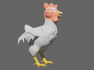 Huhn 3D Modell