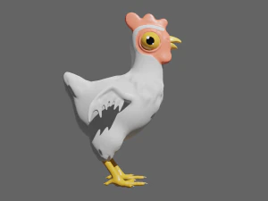 Huhn 3D Modell