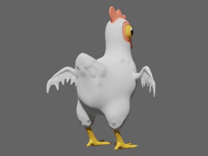 Huhn 3D Modell