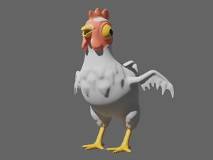 Huhn 3D Modell