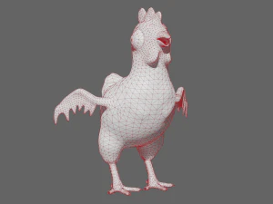 Huhn 3D Modell