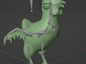 Huhn 3D Modell
