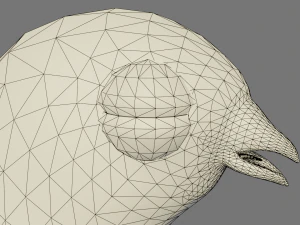 Stylized chick 3D Model