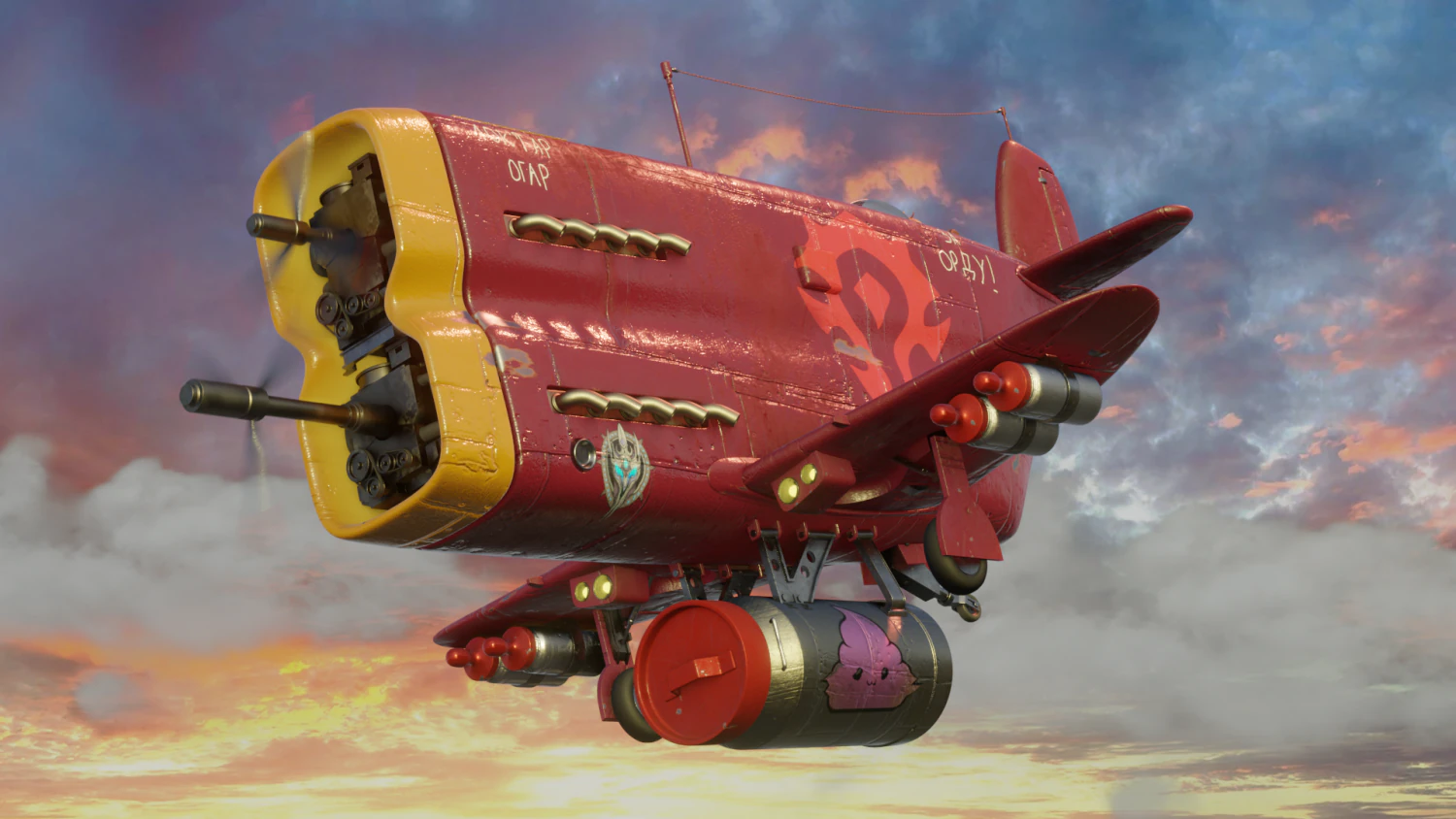 Plane 3D Model .c4d .max .obj .3ds .fbx .stl .blend