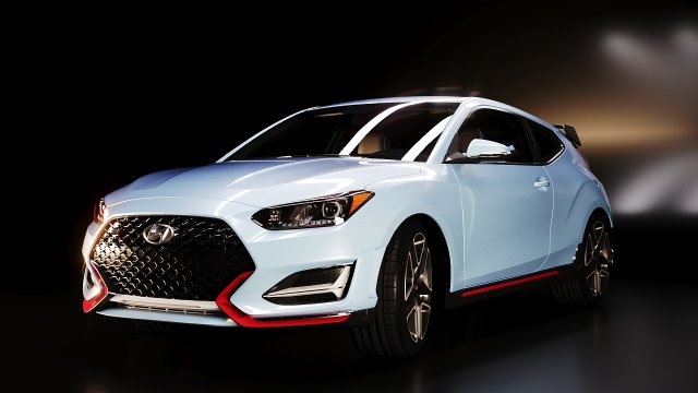 Hyundai Veloster N 2019 3D Модель .c4d .max .obj .3ds .fbx .stl .blend 
