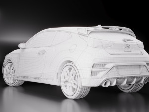 Hyundai Veloster N 2019 3D Модель