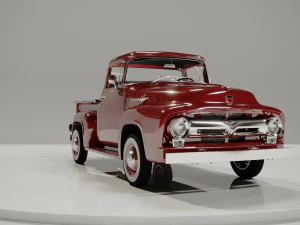 Original F-100 1956 3D Model