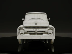 Original F-100 1956 3D Model