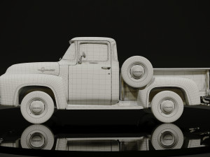 Original F-100 1956 Modelo 3D