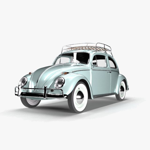 CLASSIC BEETLE 1966 3Dモデル .c4d .max .obj .3ds .fbx .stl .blend 