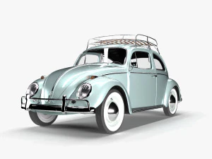 КЛАССИЧЕСКИЙ ЖУК 1966 3D Модель