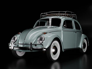 CLASSIC BEETLE 1966 3D Model