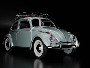 CLASSIC BEETLE 1966 3D Model