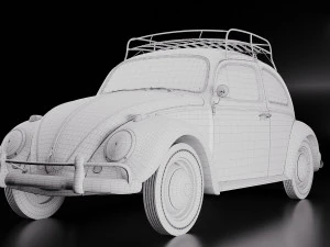 CLASSIC BEETLE 1966 3D Model
