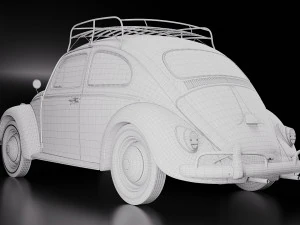 CLASSIC BEETLE 1966 3D Model