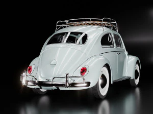 CLASSIC BEETLE 1966 3D Model