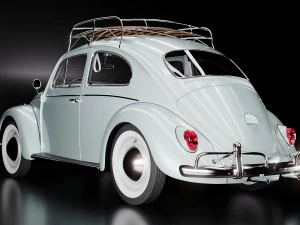 CLASSIC BEETLE 1966 3D Model