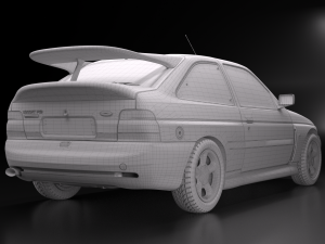 ESCORT RS COSWORTH 1992 Modelo 3D