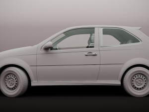 FIAT PALIO ELX 18 2009 Modèle 3D