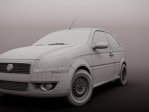 FIAT PALIO ELX 18 2009 Modèle 3D
