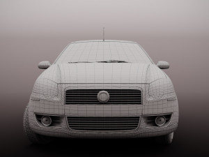 FIAT PALIO ELX 18 2009 Modèle 3D