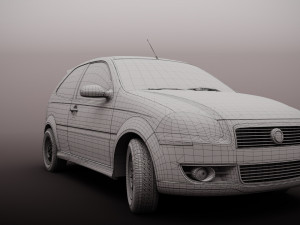 FIAT PALIO ELX 18 2009 Modèle 3D