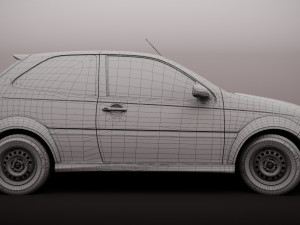 FIAT PALIO ELX 18 2009 Modèle 3D