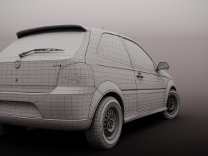 FIAT PALIO ELX 18 2009 Modèle 3D