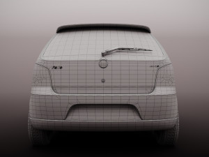 FIAT PALIO ELX 18 2009 Modèle 3D