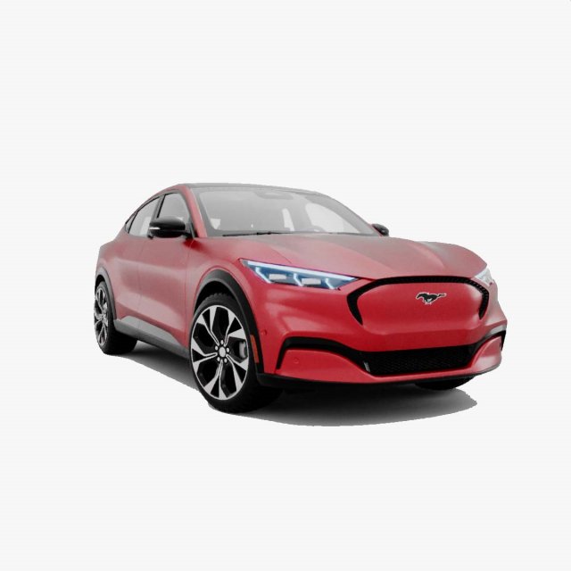 FORD-MUSTANG MACH-E 2021 3D मॉडल .c4d .max .obj .3ds .fbx .stl .blend 