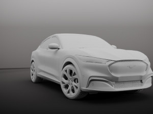 FORD-MUSTANG MACH-E 2021 3D मॉडल