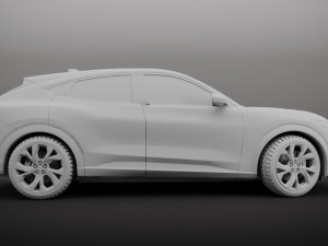 FORD-MUSTANG MACH-E 2021 3D मॉडल