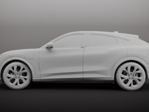 FORD-MUSTANG MACH-E 2021 3D मॉडल